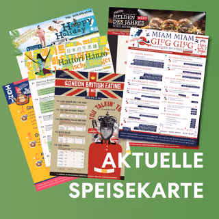 Aktuelle Speisekarte